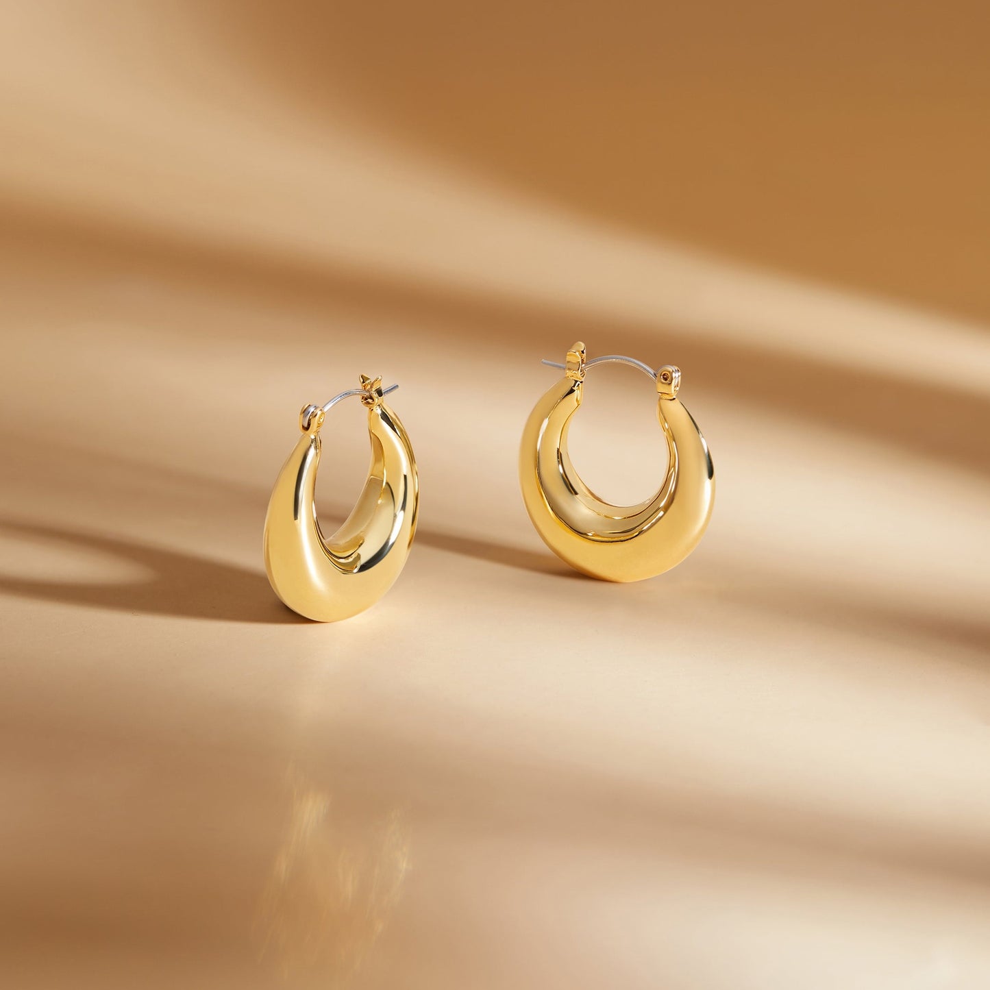 Everyday Gold Chunky Hoops