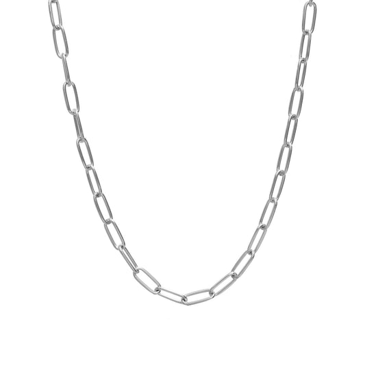 Silver Link Chain Necklace