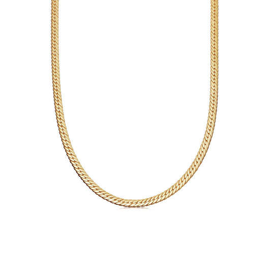 Gold Thick Snake Chain Necklace